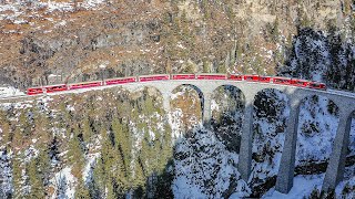 Landwasserviadukt UNESCO Welterbe Strecke Albula