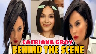 BTS FROM PHOTOSHOOT OF CATRIONA GRAY FOR MEGA MAGAZINE