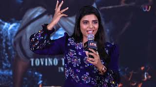 Actress Aishwarya Rajesh Speech @ ARM Pre Release Event | Tovino Thomas | Telugu movies