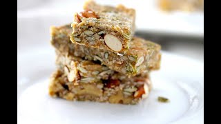 Keto Nut Bars - No Bake Keto Snack with 4g of carbs!