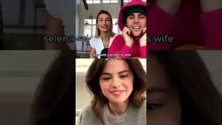 Selena Gomez With Justin And His Wife On Live #Shorts