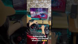 Drifting using the Logitech g29 Steering Wheel #drift #needforspeedheat #logitechg29 #gaming