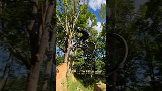 Which angle is better on this insane crossover #mtbbike #viral #mtb #mtb #dirtjumps #mtbjumps