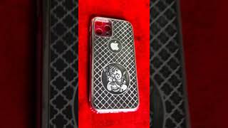 iPhone silver cover with good printing #iphone #silver #cover #shortvideo #chanel