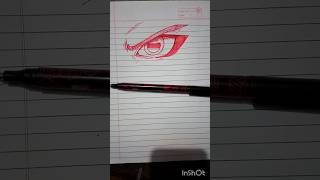 Quick sketch of natuto eye (sage mode) #narutoshippuden #like and #subscribe