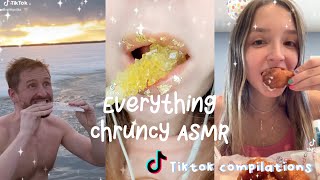 Everything CRUNCHY ASMR | TikTok Compilation |