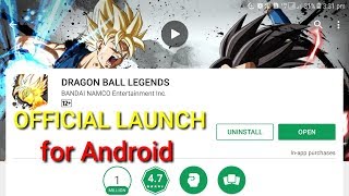 How to Download Dragon ball z legends for Android | official launch