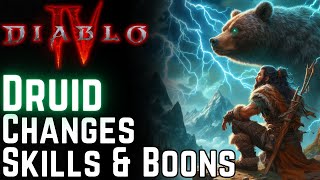 Diablo 4 - Druid Changes for Season 3: Skills and Boons