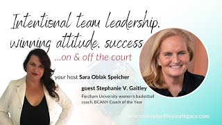 Leadership & success - interview with Stephanie Gaitley