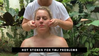 How to use Hot Stones to treat TMJ problems | Hot Stone Massage