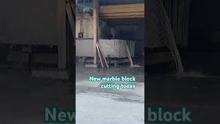 #marble #cutting #process new marble block cutting today