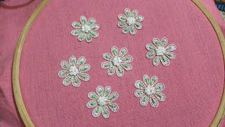 Allover flower pattern, easy and beautiful for beginners