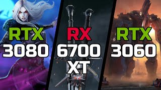 RTX 3080 vs RX 6700 XT vs RTX 3060 - Test in 20 Games