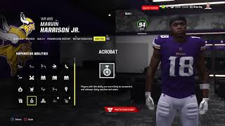 Madden 24 fantasy CFM S3W10 VS BAL! Made a change!