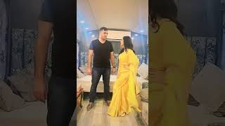 shraddha Arya with husband💞✨#funnyreels❤#wife&husband💝✨#preeta❤#shorts❤