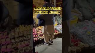 Gifts Stalls Outside Badshahi Mosque Masjid Lahore Pakistan #shortsvideo #shorts #badshahimosque