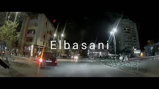 Elbasan city at night