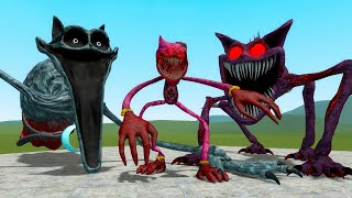 CATNAP SCARY HALF AND NIGHTMARE NAPPY CAT VS NIGHTMARE KISSY MISSY POPPY PLAYTIME (Garry's Mod)