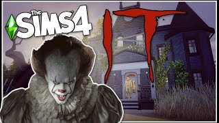 Sims 4 | Pennywise's HAUNTED HOUSE | It Chapter One | Stop Motion | Speed Build ... SCARY!!! 😱🤡