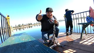 Fishing and cooking catfish at Santa Ana River lakes