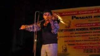 Rabindra Saanget in Violine by Avik Tewari.