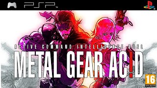 METAL GEAR ACID HD/60 - New Game / PSP - Full Game