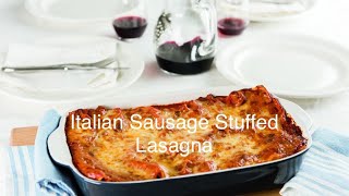 Italian Sausage Stuffed Lasagna