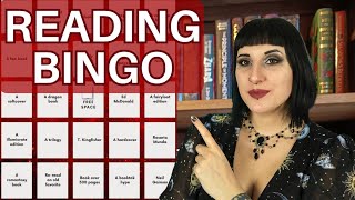 fantasy book bingo - 2024 reading challenge