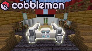 I BUILT a POKEMON CENTER in COBBLEMON Minecraft