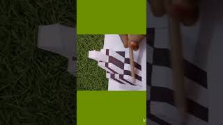 3d Trick art on paper chess Pyramid #shorts  #shortvideo #3dchesspyramid#3d#chesspyramid#art