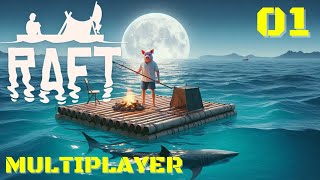 A New ADVENTURE In The Endless Ocean  :  Raft Multiplayer