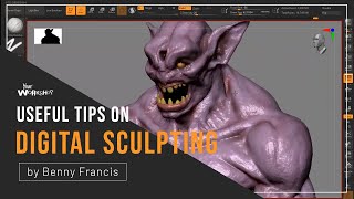 Useful tips on digital sculpting by Benny Francis