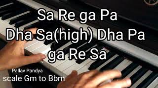 Shivranjni raga sargam (Malti )minor 6th add 9th notes