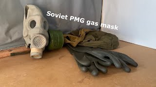 Soviet PMG gas mask