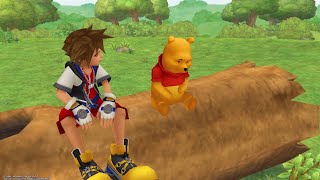 Kingdom Hearts Final Mix (PS5) - meeting Winnie the Pooh