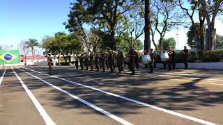 Hino da Marinha, Cisne Branco, executado em solenidade do TG Suzano