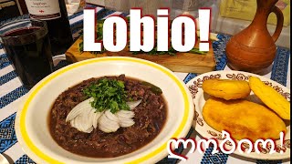 Lobio - Georgian beans and cornbread | ლობიო და მჭადი | Лобио и Мчади