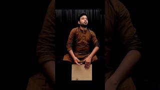 CAJON SOLO WITH Nagma TEENTAL #indianclassicalmusic #cajonsolo #cajoncover #tranding #shorts #ad