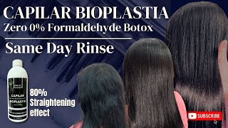 Capilar Bioplastia l 80% Straightening Effect | Same Day Rinse #hairtutorial