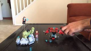 Lego Hulkbuster Time Lapse Build