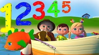 12345 ONCE I CAUGHT A FISH ALIVE | NUMBERS SONGS | NURSERY RHYME BY SMARTBABYSONGS