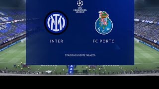 🔵UCL. INTER MILAN VS FC PORTO round of 16 first leg.