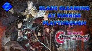 Bloodstained: Curse of the Moon - BLADE GLEAMING AT SUNRISE TROPHY (Full Run, Casual, PS4)