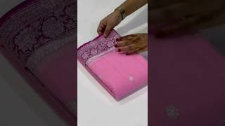 Pure Banarasi Khaddi Chiffon Saree Handloom Made 7524931212 #bridalsarees #youtubeshorts #trending