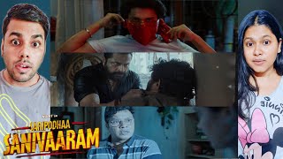 Saripodhaa Sanivaaram - Family Attack Scene Reaction | Saripodhaa sanivaaram Full Movie Reaction