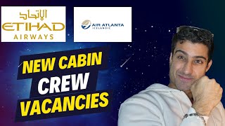 Etihad Airways & Air Atlanta Hiring Cabin Crew / Everything Explained / Freshers can Apply