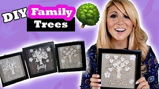 DIY Shadow Box Family Tree Tutorial - Episode 17