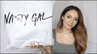 NASTY GAL HAUL & TRY ON | Danielle Peazer