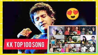 Top 100 Songs of KK | Hindi Songs | Random Ranking | Hani Reaction Mashup