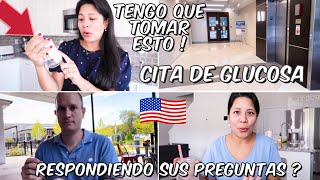 MI VIDA EN USA 🇺🇸|Examen de glúcosa ,ven conmigo a mi cita , respondiendo sus preguntas ,cocino